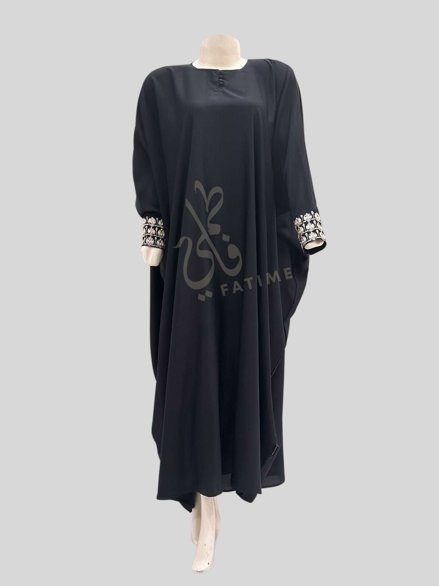 Deep Black Jilbab