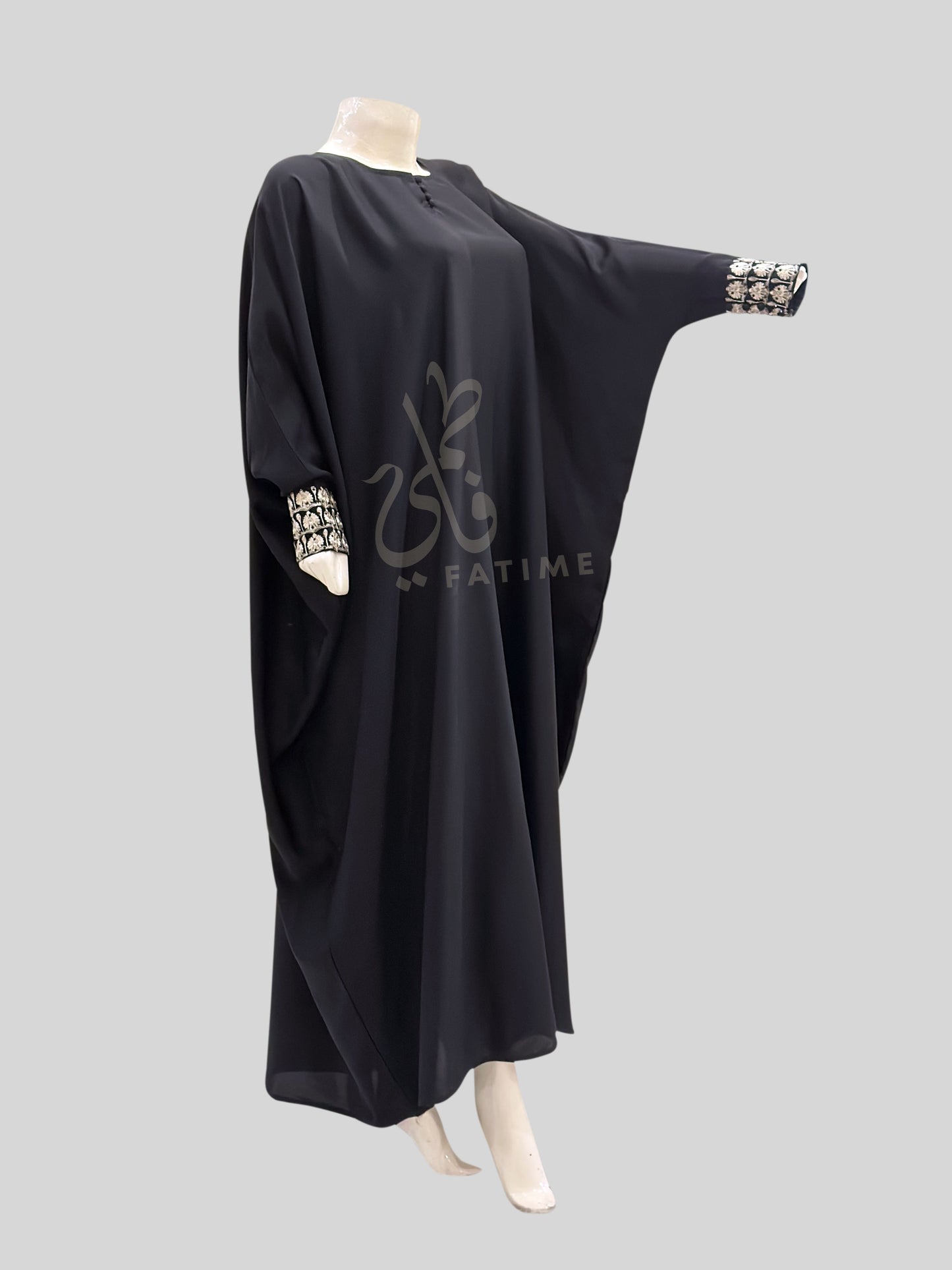 Deep Black Jilbab