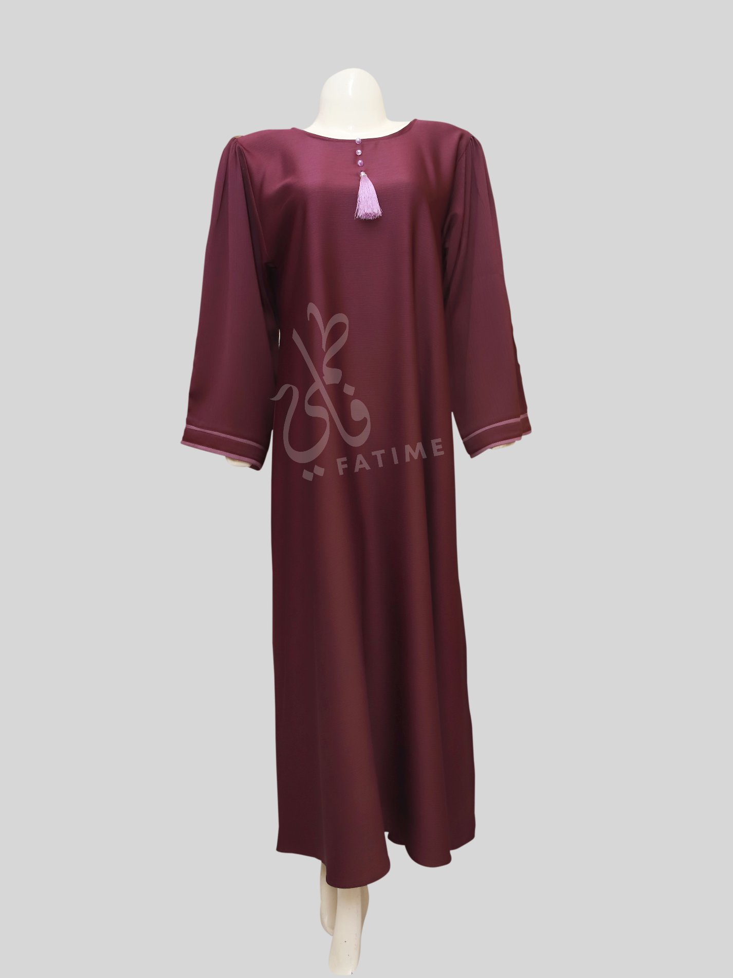 Divine Drape Magenta Abayas