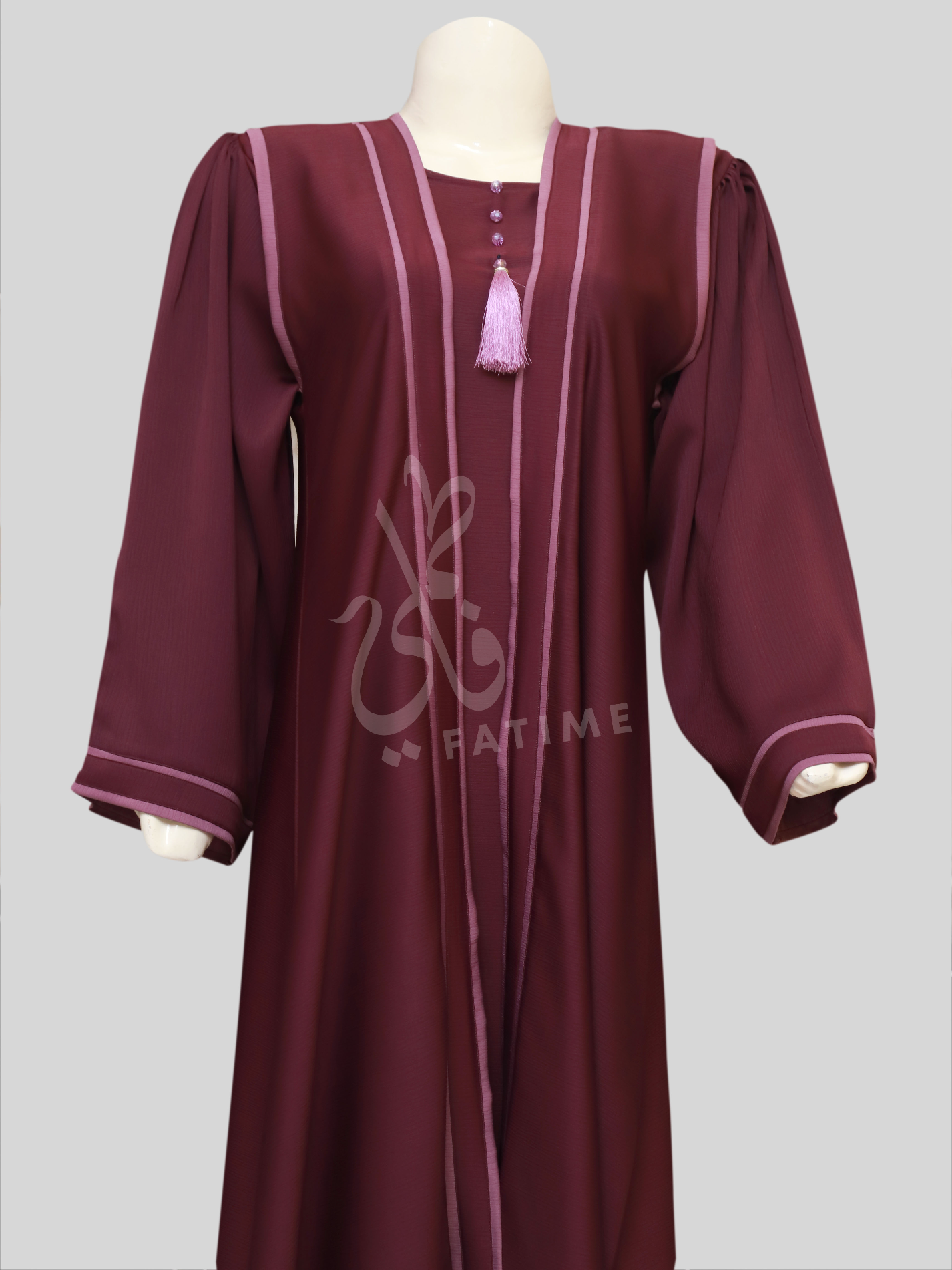 Divine Drape Magenta Abayas