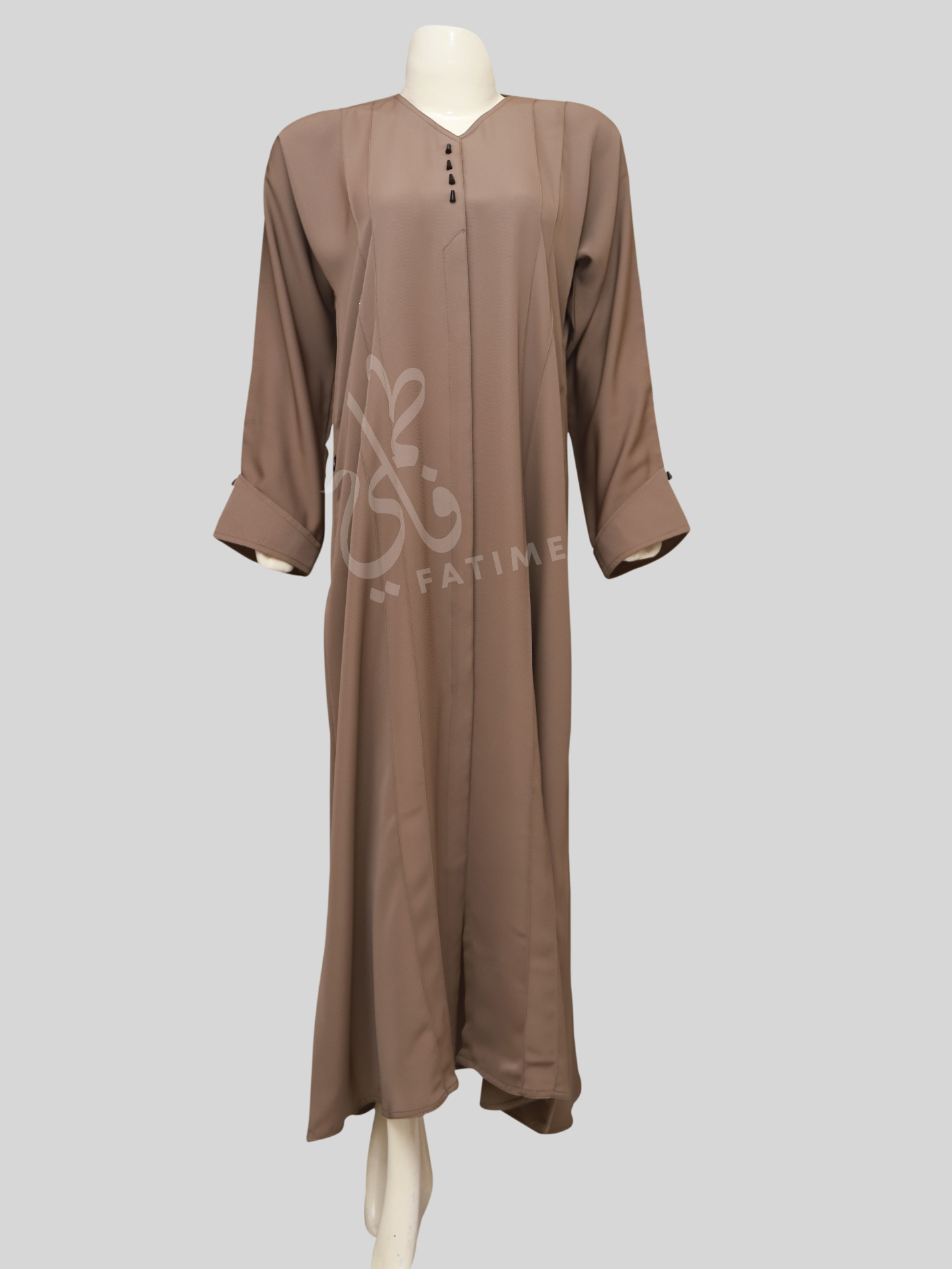 Graceful Aura Russet Brown Abaya