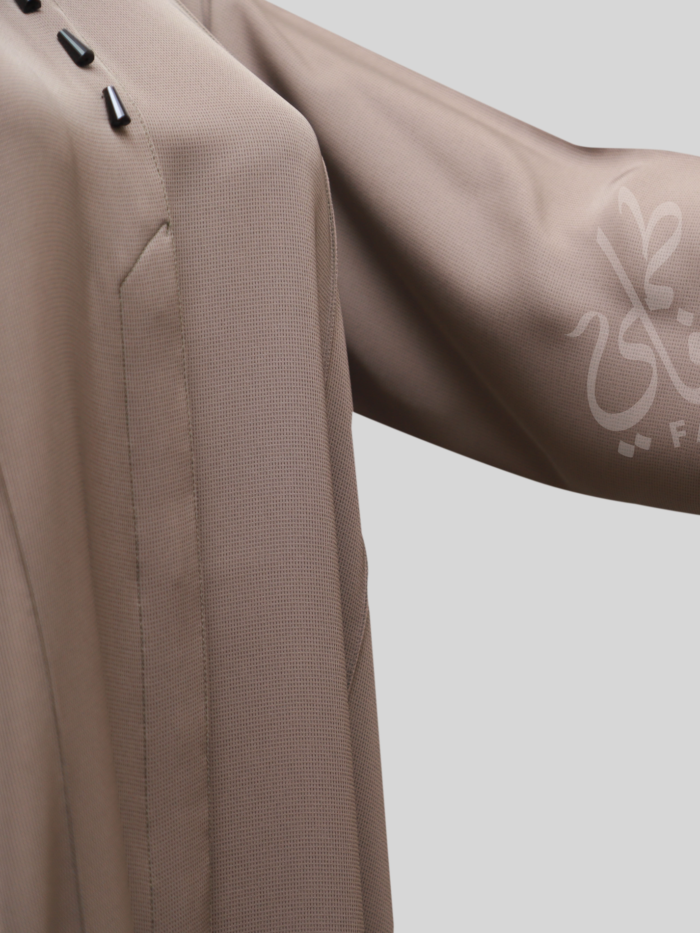 Graceful Aura Russet Brown Abaya