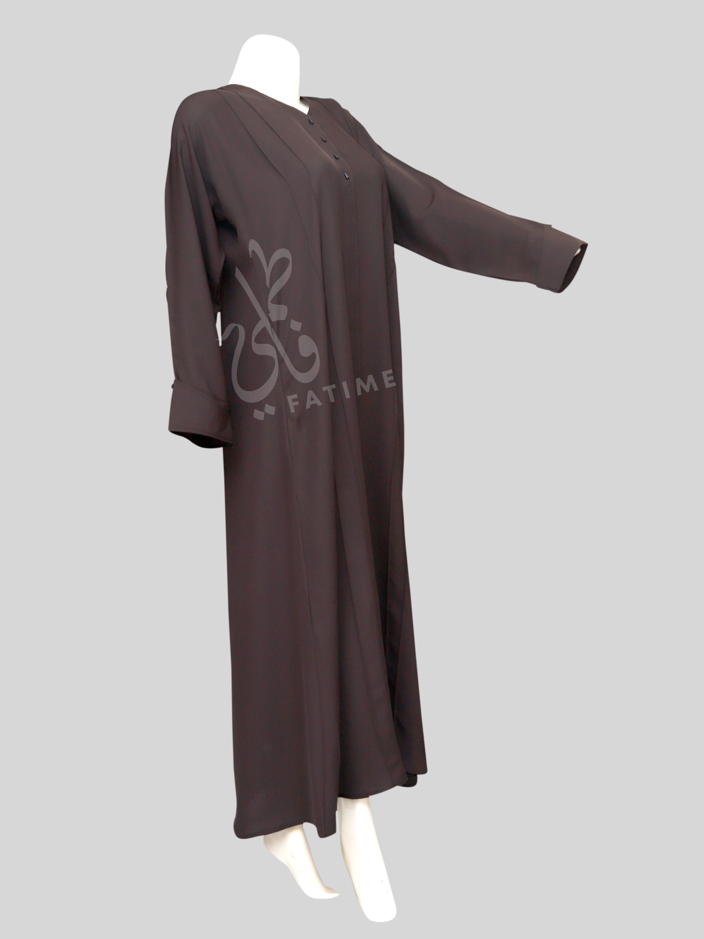 Graceful Aura Espresso Abaya