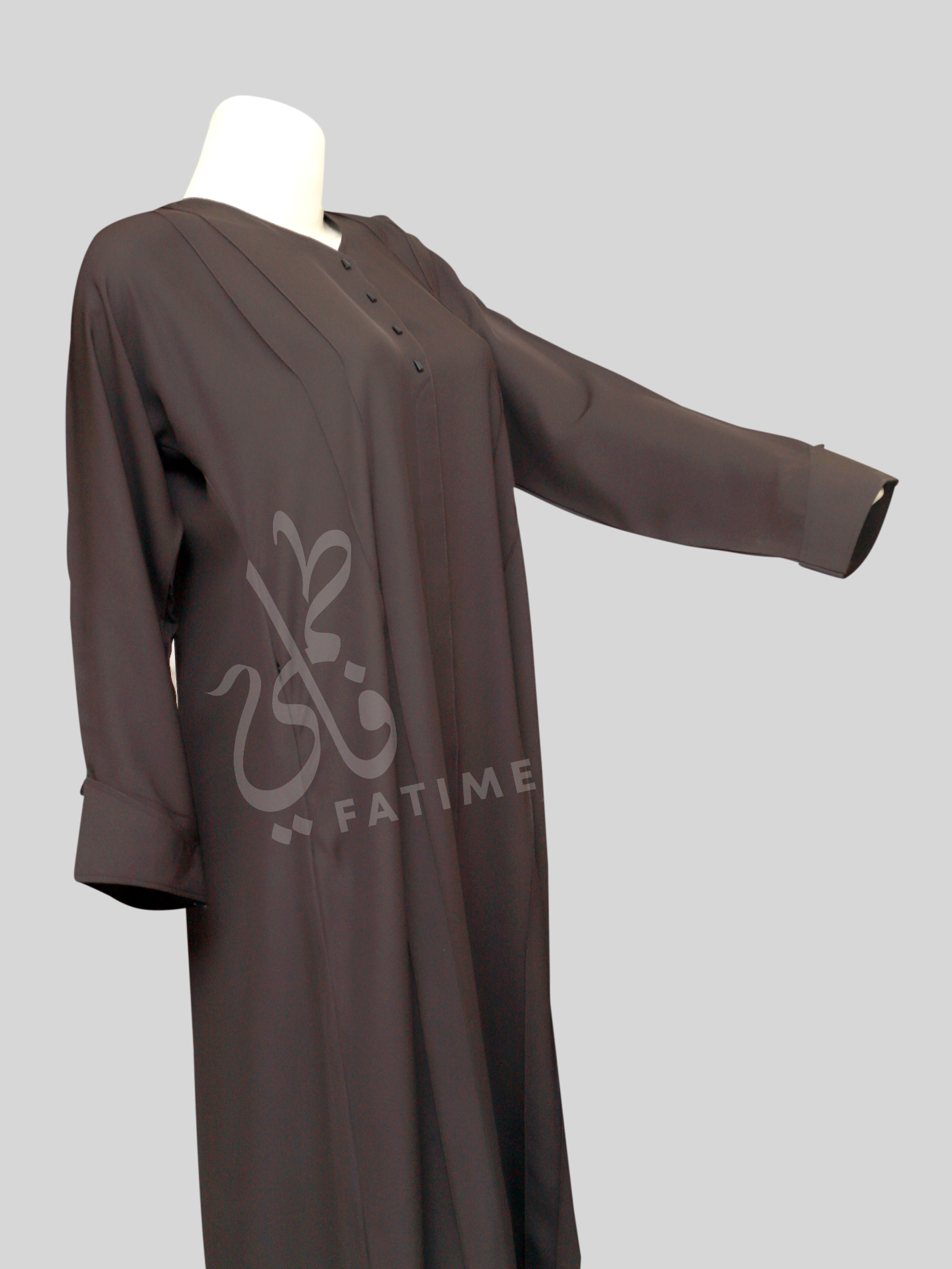 Graceful Aura Espresso Abaya