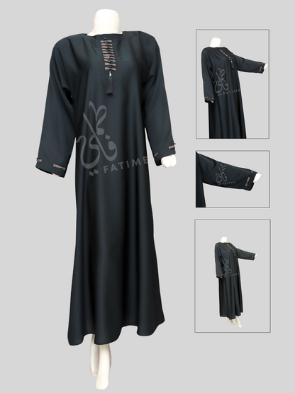 Value Vibe Deep Green Abaya