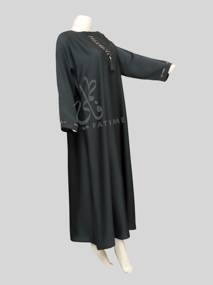 Value Vibe Deep Green Abaya