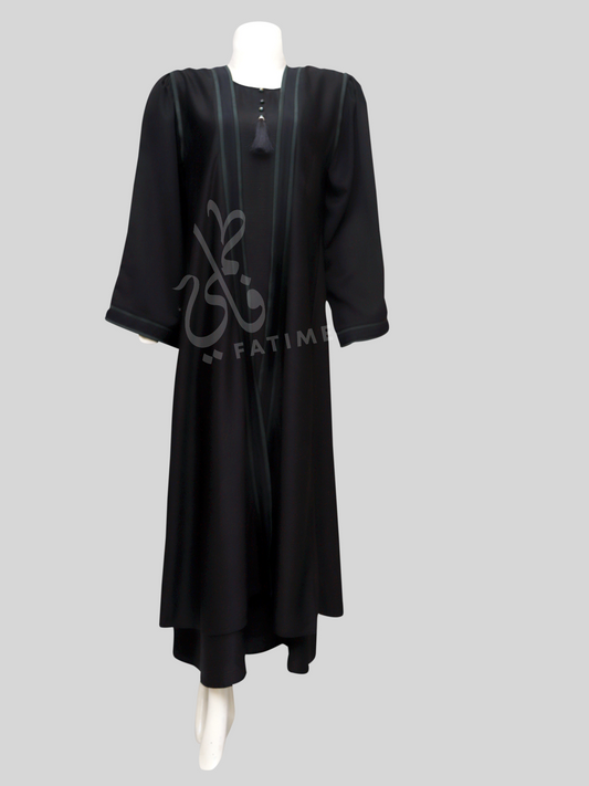 Divine Drape Black Abayas