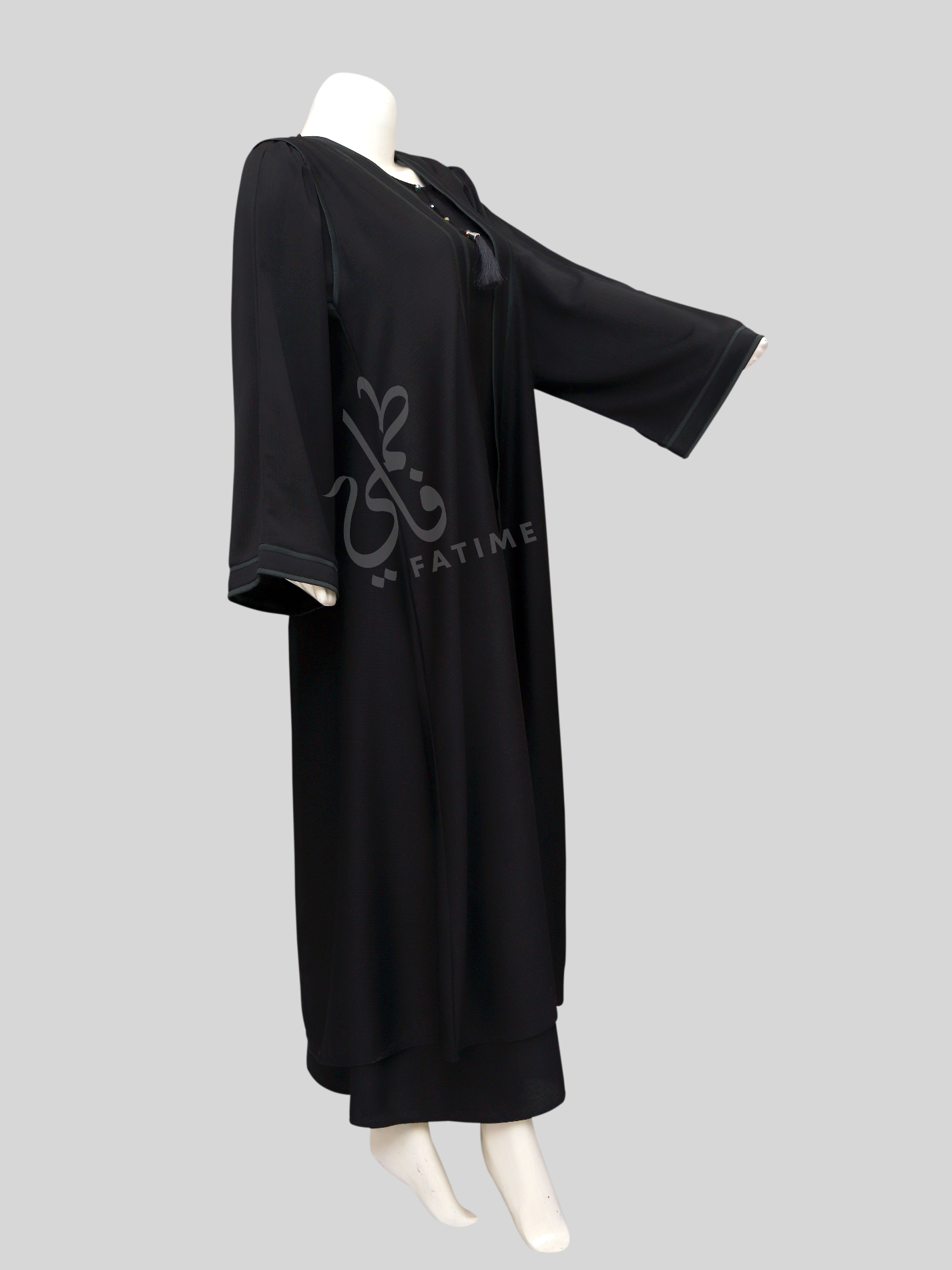 Divine Drape Black Abayas