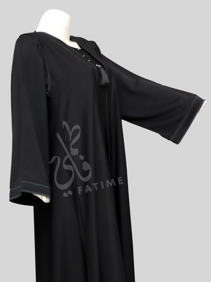 Divine Drape Black Abayas