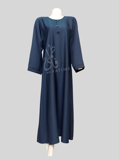 Divine Drape Yale Blue Abaya