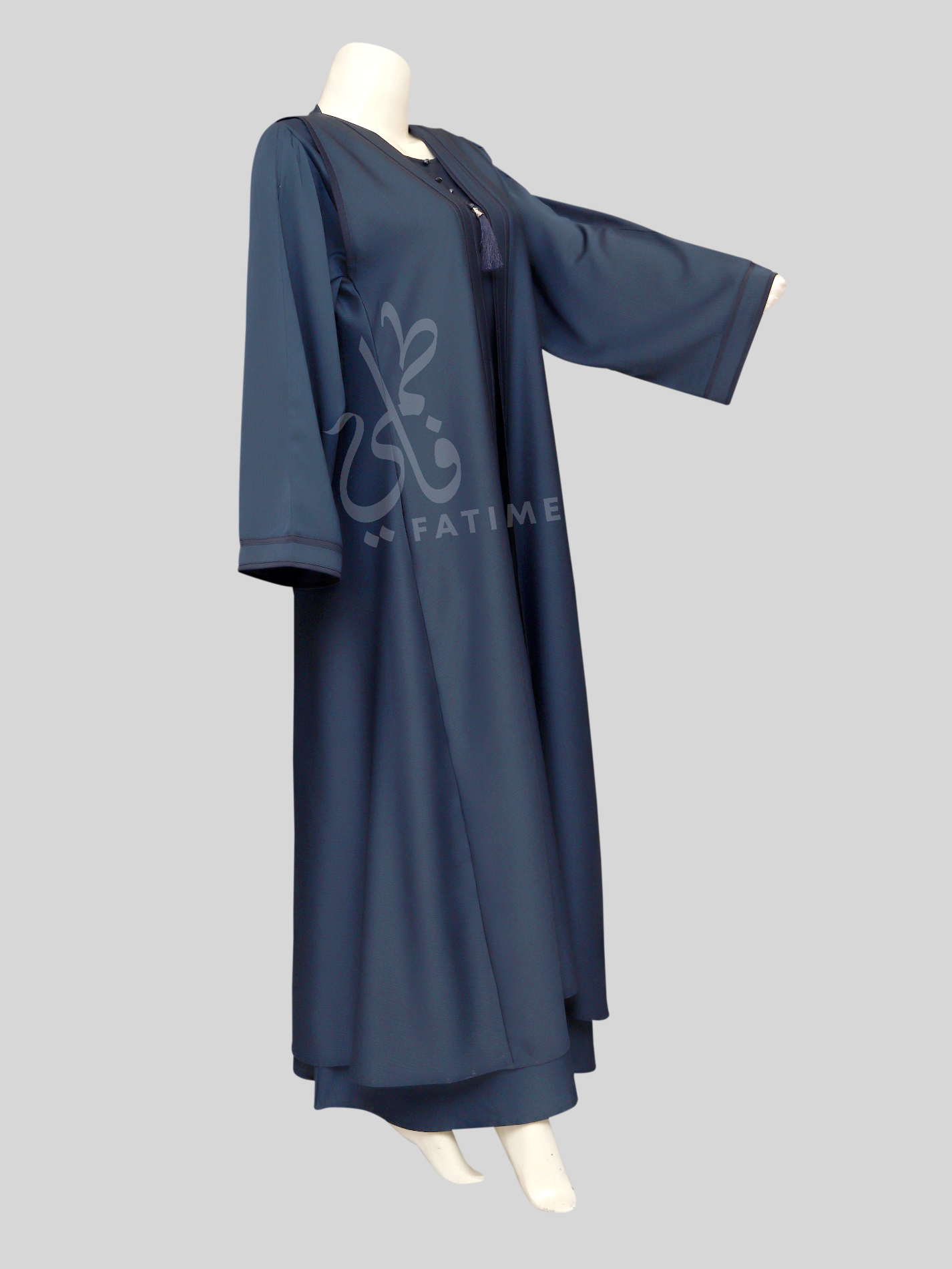 Divine Drape Yale Blue Abaya