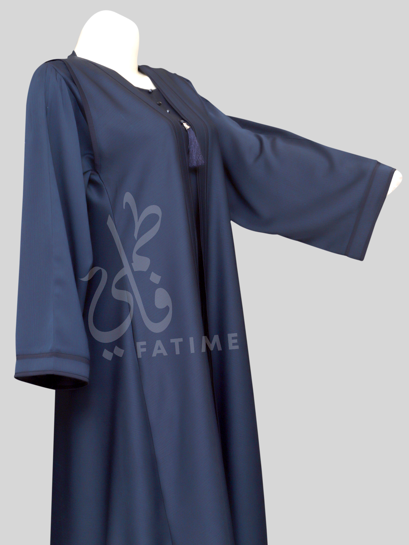 Divine Drape Yale Blue Abaya