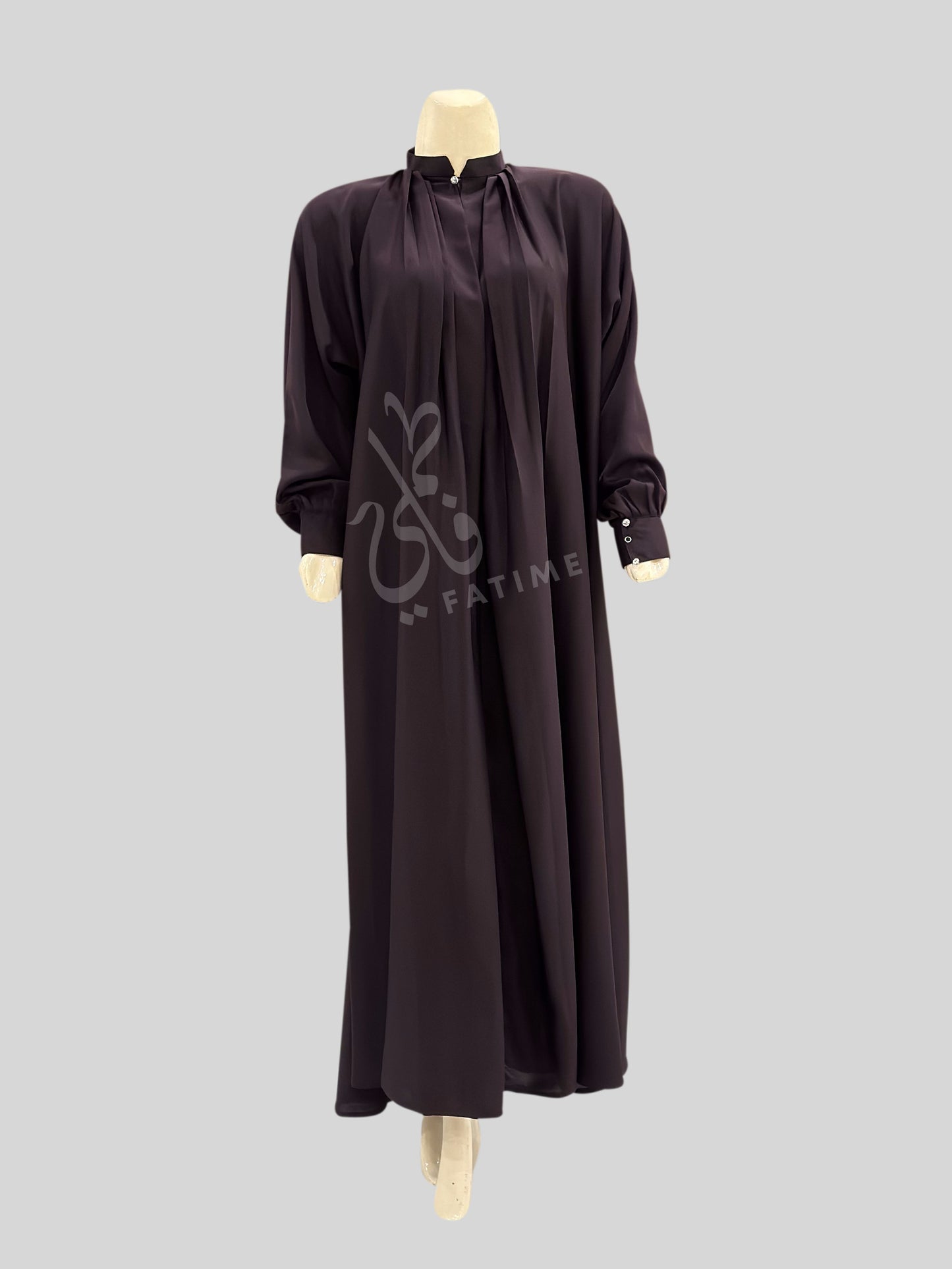 Formal Buttoned Sleeve Abaya