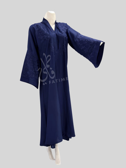 Embroidery Abaya Royal Blue