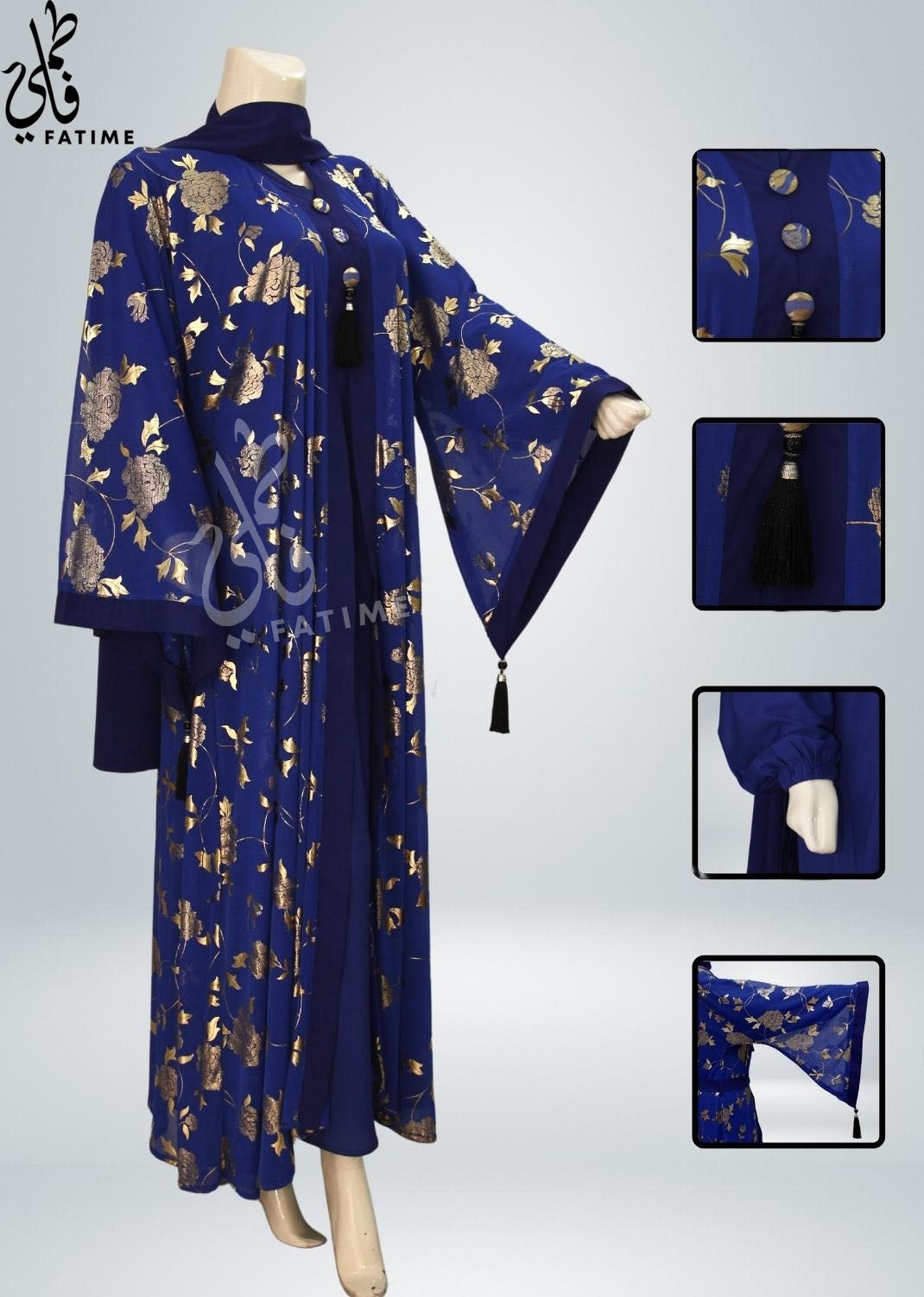 Luxury Pret Royal Blue 4 pieces